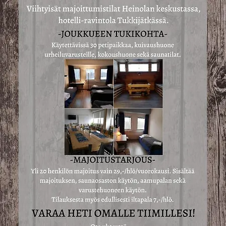 Hotelli-ravintola Tukkijatka 3* Heinola